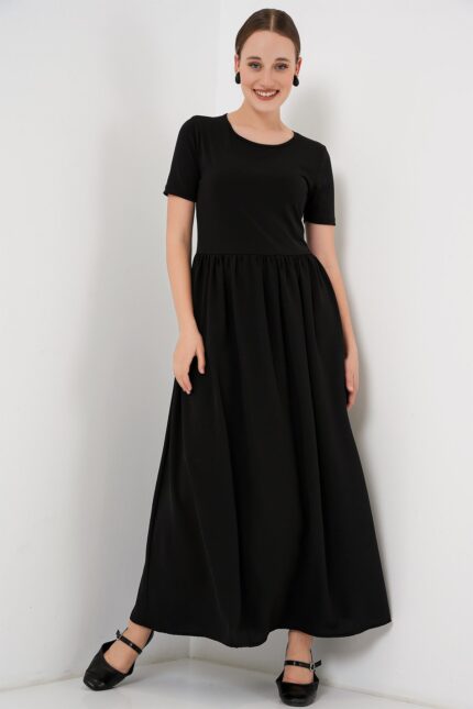 <tc>Robe longue à manches courtes 2551_x000D_

</tc>