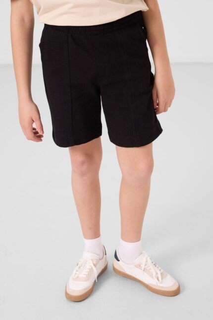 <tc>Short garçon en coton à texture douce, coupe standard basic – 11289


</tc>