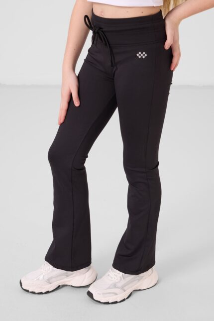 <tc>Legging fille performance évasé, tissu extensible, coupe standard basic – 75193</tc>