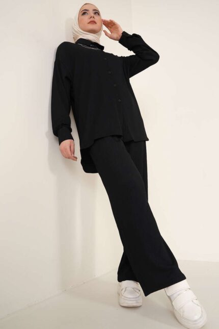 <tc>Ensemble deux pièces en tricot pour le voile T5858</tc>